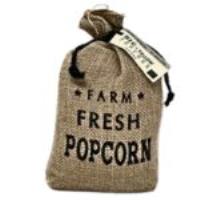 Image of FARM FRESH POPPING CORN BIG & YELLOW BURLAP BAG 2LBS