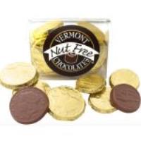 Image of VERMONT NUT FREE MILK CHOCOLATE GOLD COINS PK12